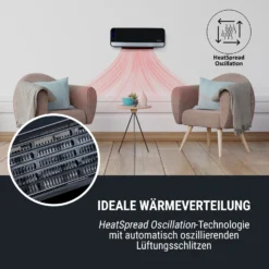 Wallkyrie Wandheizgerät 1000W/2000W 10 - 49 °C Thermostat Schwarz 3 Wallkyrie Wandheizgerät 1000W/2000W 10 - 49 °C Thermostat Schwarz -Deutschland Klarstein Verkaufs-Shop 10033139 de 0004 logo