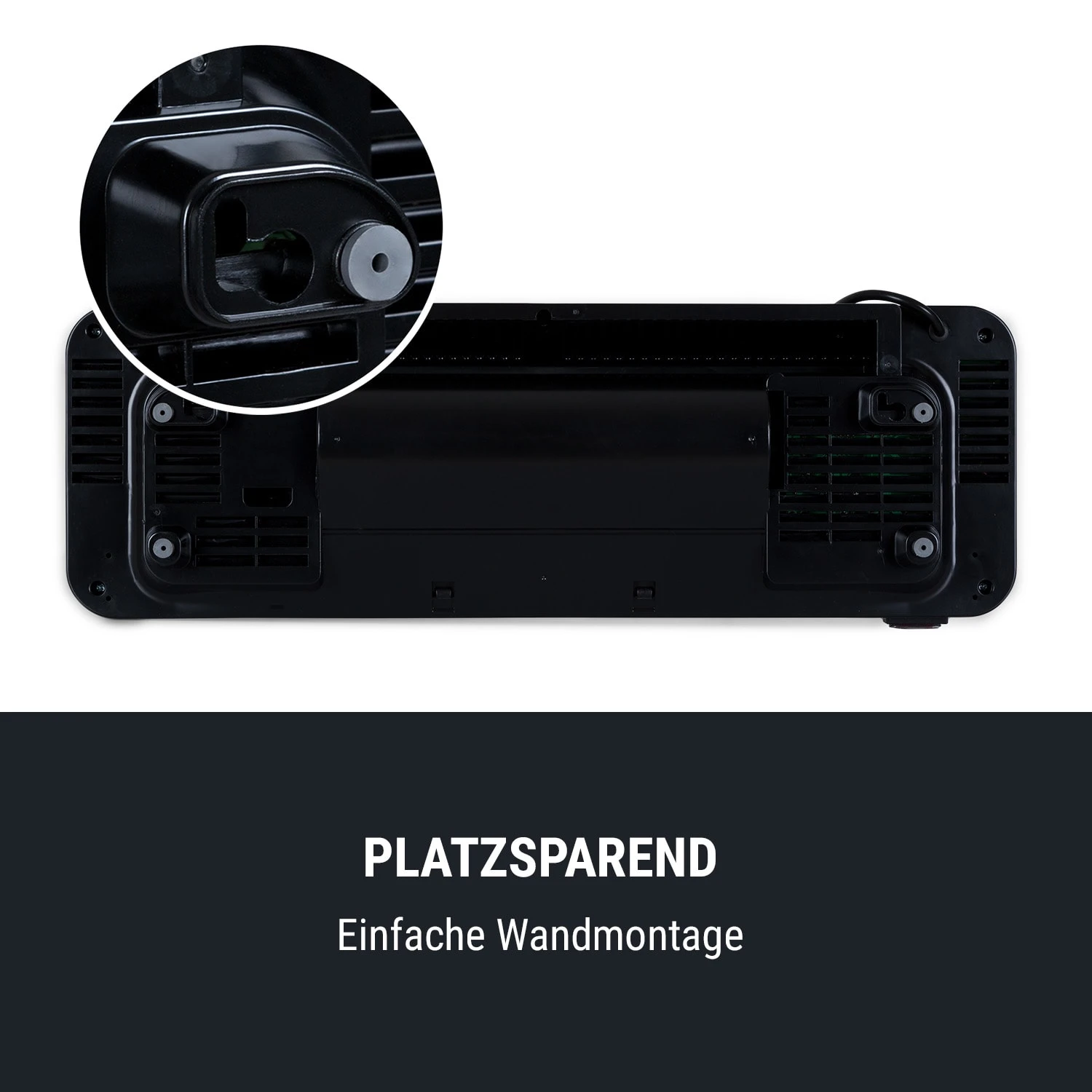 Wallkyrie Wandheizgerät 1000W/2000W 10 - 49 °C Thermostat schwarz Wallkyrie Wandheizgerät 1000W/2000W 10 - 49 °C Thermostat Schwarz -Deutschland Klarstein Verkaufs-Shop 10033139 de 0008 logo
