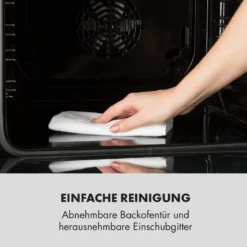 Kalahari Elektrischer Einbaubackofen 2300W 7 Funktionen Schwarz -Deutschland Klarstein Verkaufs-Shop 10033187 de 0003 logo