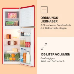 Audrey Kühl- & Gefrierkombination 97l/39l Retro-Look 2 Böden -Deutschland Klarstein Verkaufs-Shop 10033193 de 0003 logo