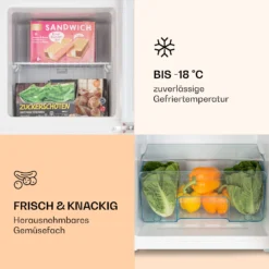 Audrey Kühl- & Gefrierkombination 97l/39l Retro-Look 2 Böden -Deutschland Klarstein Verkaufs-Shop 10033193 de 0004 logo