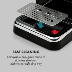 Espressionata Gusto Espressomaschine 1100W 15 Bar Druck Schwarz -Deutschland Klarstein Verkaufs-Shop 10033209 yy 0006 logo Klarstein Espressionata Gusto Espressomaschine