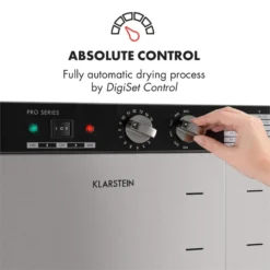 Master Jerky 24 Dörrautomat 5850W 40-90 °C 15h-Timer Edelstahl Silber -Deutschland Klarstein Verkaufs-Shop 10033214 yy 0003 logo Klarstein Master Jerky 24 Doerrautomat silber