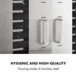 Master Jerky 24 Dörrautomat 5850W 40-90 °C 15h-Timer Edelstahl Silber -Deutschland Klarstein Verkaufs-Shop 10033214 yy 0006 logo Klarstein Master Jerky 24 Doerrautomat silber