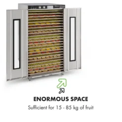 Master Jerky 24 Dörrautomat 5850W 40-90 °C 15h-Timer Edelstahl Silber -Deutschland Klarstein Verkaufs-Shop 10033214 yy 0007 logo Klarstein Master Jerky 24 Doerrautomat silber