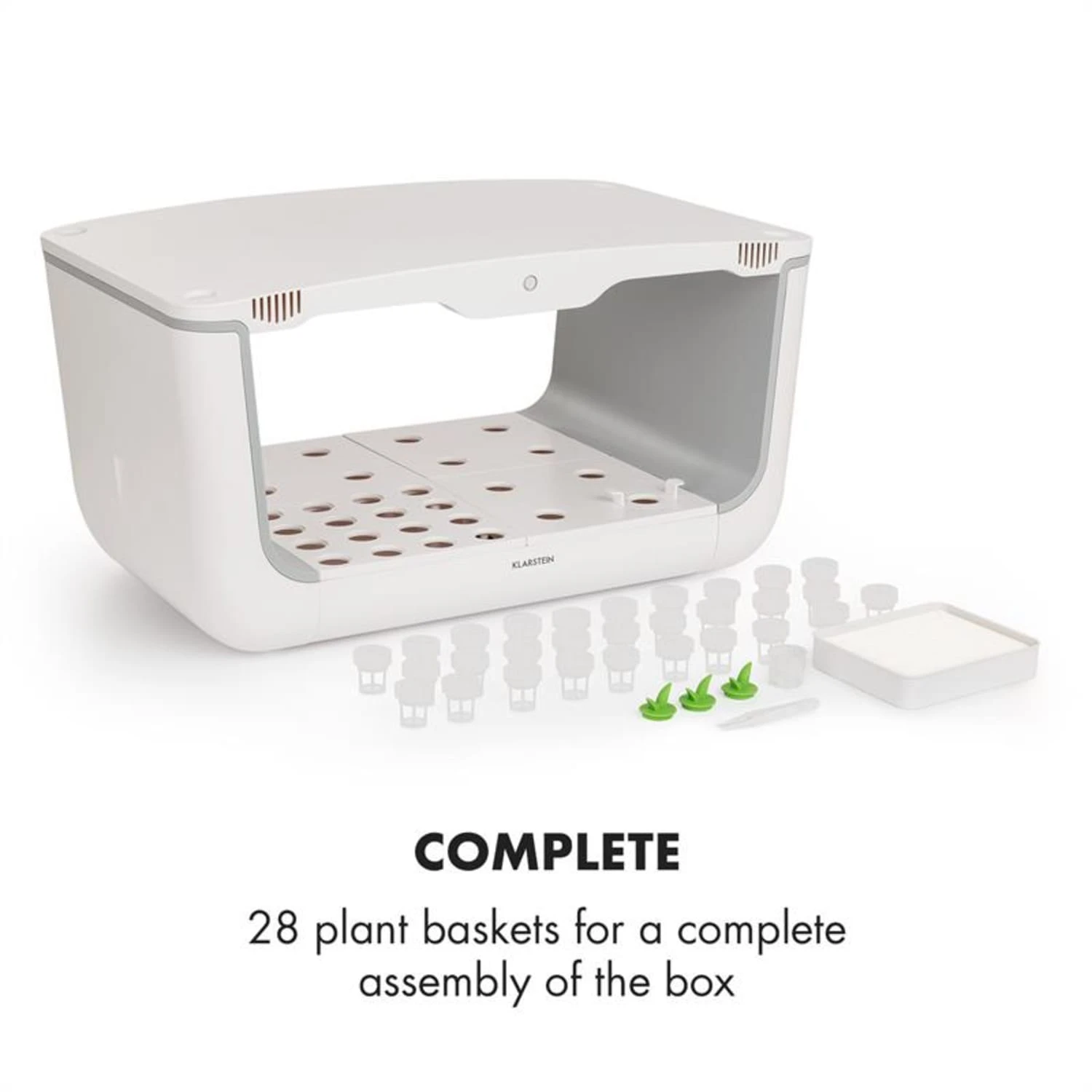 GrowIt Smart Indoor Garden Zubehör-Set Ersatz 28 Pflanzkörbe GrowIt Smart Indoor Garden Zubehör-Set Ersatz 28 Pflanzkörbe -Deutschland Klarstein Verkaufs-Shop 10033223 yy 0002 logo Planting basket set of 28 pcs