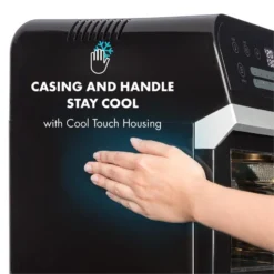 AeroVital Cube Heißluftfritteuse 1600W 12l Timer 16 Programme Schwarz -Deutschland Klarstein Verkaufs-Shop 10033248 yy 0007 logo Klarstein AeroVital Cube Heissluftfritteuse schwarz reedit