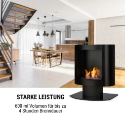 Phantasma Tower Ethanol-Kamin Sicherheitsbrenner Löschhilfe Schwarz -Deutschland Klarstein Verkaufs-Shop 10033266 de 0003 logo