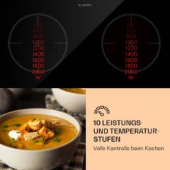 MisterCook Duo Kochplatte Infrarot 3000W 90-650°C Abschalttimer -Deutschland Klarstein Verkaufs-Shop 10033283 de 0005 logo