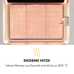 Crossfire Vertikaler Gasgrill 800°C Infrarot-Brenner 12.000 BTU Silber 4 Crossfire Vertikaler Gasgrill 800°C Infrarot-Brenner 12.000 BTU Silber -Deutschland Klarstein Verkaufs-Shop 10033288 de 0005 logo