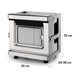 Crossfire Vertikaler Gasgrill 800°C Infrarot-Brenner 12.000 BTU Silber 10 Crossfire Vertikaler Gasgrill 800°C Infrarot-Brenner 12.000 BTU Silber -Deutschland Klarstein Verkaufs-Shop 10033288 yy 0011 logo Klarstein Crossfire Vertikaler Gasgrill silber reedit