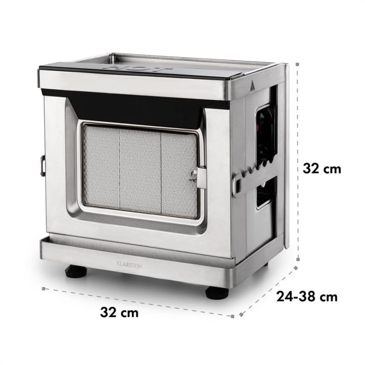 Crossfire Vertikaler Gasgrill 800°C Infrarot-Brenner 12.000 BTU silber Crossfire Vertikaler Gasgrill 800°C Infrarot-Brenner 12.000 BTU Silber -Deutschland Klarstein Verkaufs-Shop 10033288 yy 0011 logo Klarstein Crossfire Vertikaler Gasgrill silber reedit