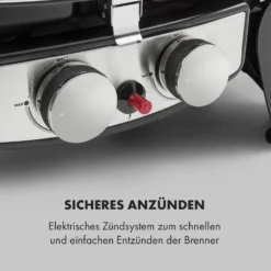 Parforce Duo 2 Gasgrill Brenner 4,4kW 15000BTU 300°C Schwarz -Deutschland Klarstein Verkaufs-Shop 10033296 de 0007 logo