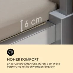 Eremitage Double Sunbed 2 Pers Stahl-Rahmen Sonnendach Vorhänge Taupe -Deutschland Klarstein Verkaufs-Shop 10033316 de 0006 logo
