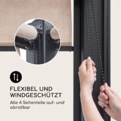 Pantheon Cortina Pavillon Mit Dach 3x4m 4 Seitenteile Beige -Deutschland Klarstein Verkaufs-Shop 10033318 de 0005 logo