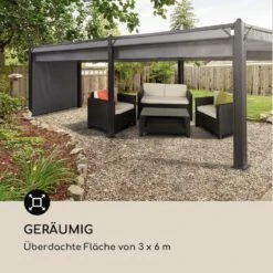Pantheon Cortina Pavillon Mit Dach 3x6m 4 Seitenteile Grau -Deutschland Klarstein Verkaufs-Shop 10033321 de 0004 logo