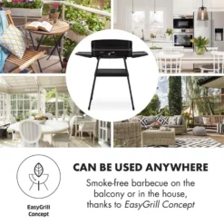 Porterhouse Elektrogrill 2200W Antihaft-Grillfläche Schwarz -Deutschland Klarstein Verkaufs-Shop 10033322 yy 0006 logo Klarstein Porterhouse Elektrogrill 2200W schwarz