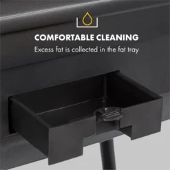 Porterhouse Elektrogrill 2200W Antihaft-Grillfläche Schwarz -Deutschland Klarstein Verkaufs-Shop 10033322 yy 0008 logo Klarstein Porterhouse Elektrogrill 2200W schwarz