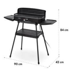 Porterhouse Elektrogrill 2200W Antihaft-Grillfläche Schwarz -Deutschland Klarstein Verkaufs-Shop 10033322 yy 0009 logo Klarstein Porterhouse Elektrogrill 2200W schwarz