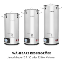 Maischfest Maischekessel 5 Teile 1500/3000W 35l LCD Edelstahl -Deutschland Klarstein Verkaufs-Shop 10033341 de 0003 logo