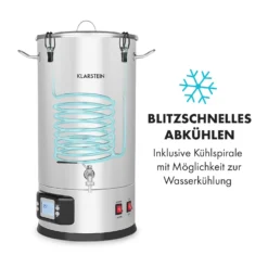 Maischfest Maischekessel 5 Teile 1500/3000W 35l LCD Edelstahl -Deutschland Klarstein Verkaufs-Shop 10033341 de 0005 logo