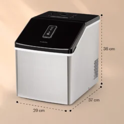 Clearcube Eiswürfelmaschine Klareis 13kg/24h Edelstahl Schwarz -Deutschland Klarstein Verkaufs-Shop 10033350 yy 0011 dimensions