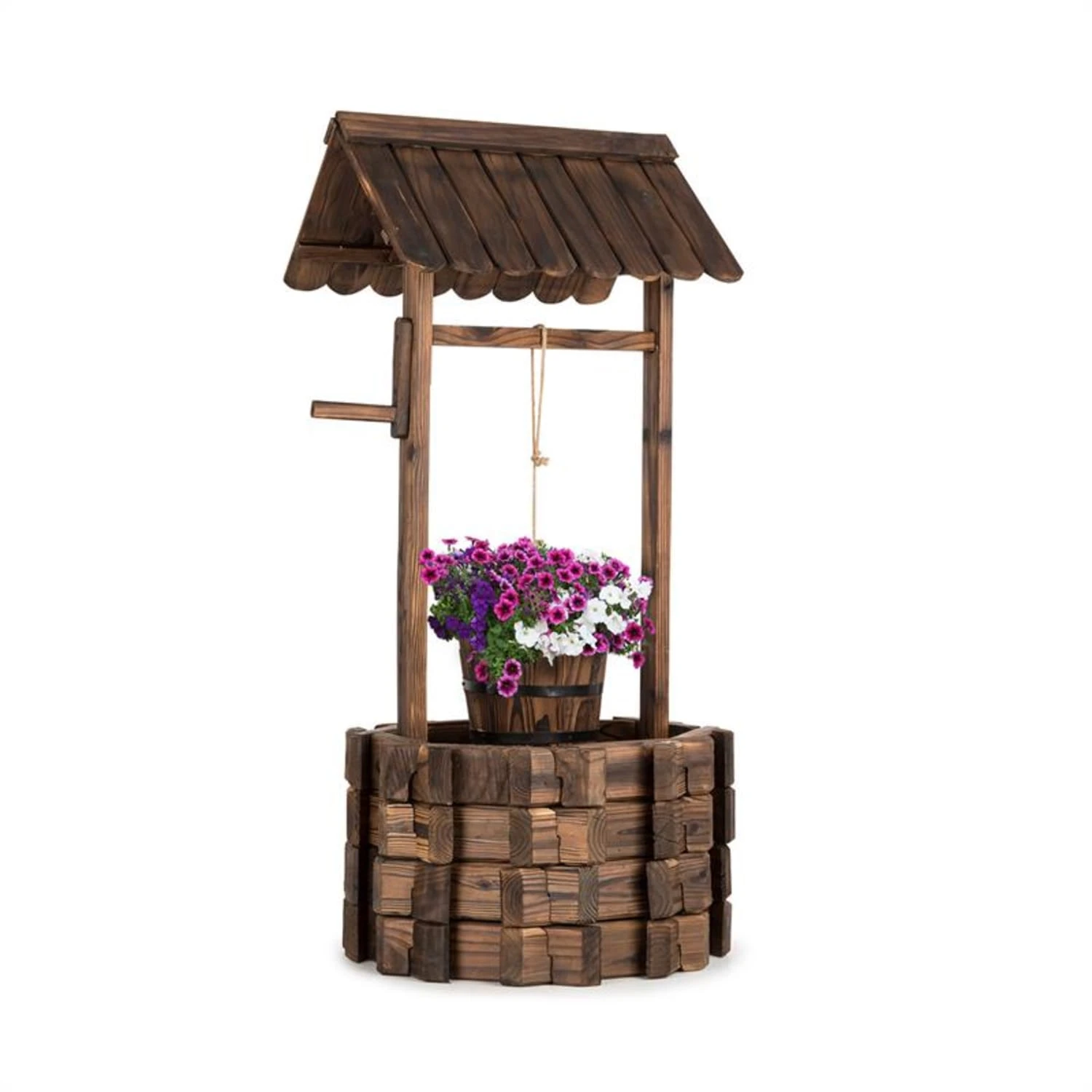 Andernach Zierbrunnen Tannenholz mit Eimer drehbare Kurbel Andernach Zierbrunnen Tannenholz Mit Eimer Drehbare Kurbel -Deutschland Klarstein Verkaufs-Shop 10033353 yy 0001 titel Blumfeldt Andernach Zierbrunnen braun