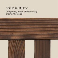 Murnau Gartenbank Flammenbehandeltes Tannenholz Braun -Deutschland Klarstein Verkaufs-Shop 10033354 yy 0004 logo Blumfeldt Murnau Gartenbank Tannenholz braun