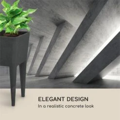 Mammutgrow Hochbeet 76 X 65 X 37 Cm UV- Und Frostschutz Anthrazit -Deutschland Klarstein Verkaufs-Shop 10033360 yy 0008 logo Blumfeldt Mammutgrow Hochbeet anthrazit