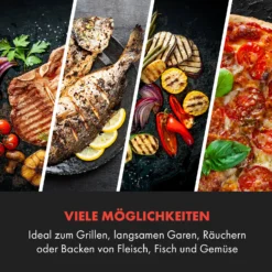 Queensize Kamado Grill Thermometer Abnehmbare Seitenteile Schwarz -Deutschland Klarstein Verkaufs-Shop 10033377 de 0005 logo