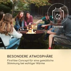 Pentos 2-in-1-Feuerschale Ø73cm Funkenschutz Ø60cm Grill Gusseisen -Deutschland Klarstein Verkaufs-Shop 10033380 de 0003 logo