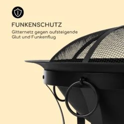 Pentos 2-in-1-Feuerschale Ø73cm Funkenschutz Ø60cm Grill Gusseisen -Deutschland Klarstein Verkaufs-Shop 10033380 de 0007 logo