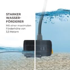 Nemesis T60 Teichpumpe 60W Leistung 3,3 M Förderhöhe 4700l/h Durchsatz 4 Nemesis T60 Teichpumpe 60W Leistung 3,3 M Förderhöhe 4700l/h Durchsatz -Deutschland Klarstein Verkaufs-Shop 10033382 de 0005 logo