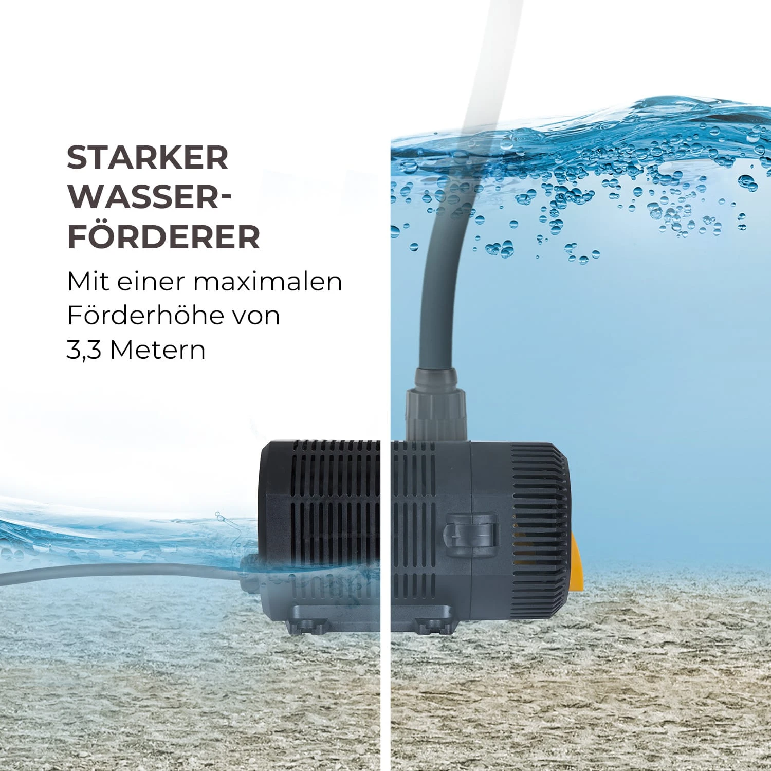 Nemesis T60 Teichpumpe 60W Leistung 3,3 m Förderhöhe 4700l/h Durchsatz Nemesis T60 Teichpumpe 60W Leistung 3,3 M Förderhöhe 4700l/h Durchsatz -Deutschland Klarstein Verkaufs-Shop 10033382 de 0005 logo