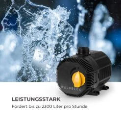Nemesis T35 Teichpumpe 35W Leistung 2 M Förderhöhe 2300l/h Durchsatz -Deutschland Klarstein Verkaufs-Shop 10033390 de 0003 logo