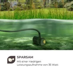 Nemesis T35 Teichpumpe 35W Leistung 2 M Förderhöhe 2300l/h Durchsatz -Deutschland Klarstein Verkaufs-Shop 10033390 de 0004 logo