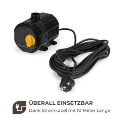 Nemesis T35 Teichpumpe 35W Leistung 2 M Förderhöhe 2300l/h Durchsatz -Deutschland Klarstein Verkaufs-Shop 10033390 de 0006 logo
