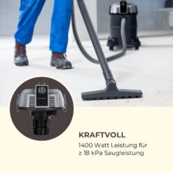 Lakeside Power Teichsauger Schlammsauger 1400W 18kPa 35l Tank Grau -Deutschland Klarstein Verkaufs-Shop 10033424 de 0005 logo