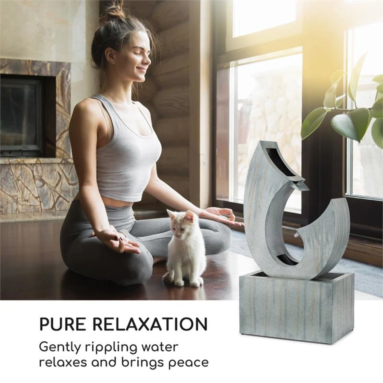 Trumpet Flow Gartenbrunnen 8W verzinktes Metall LEDs Indoor & outdoor Trumpet Flow Gartenbrunnen 8W Verzinktes Metall LEDs Indoor & Outdoor -Deutschland Klarstein Verkaufs-Shop 10033430 yy 0002 logo Blumfeldt Trumpet Flow Gartenbrunnen