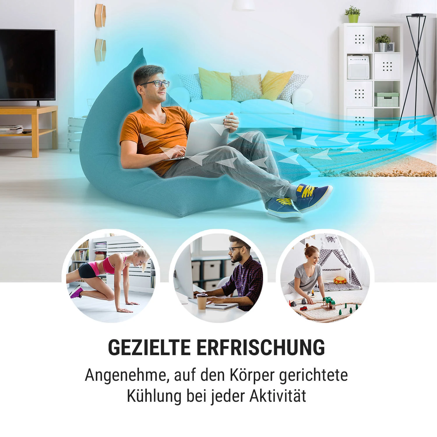 Freeze Me 3-in-1 Luftkühler 75W 400m³/h 8 Ltr Fernbedienung mobil Freeze Me 3-in-1 Luftkühler 75W 400m³/h 8 Ltr Fernbedienung Mobil -Deutschland Klarstein Verkaufs-Shop 10033432 de 0002 logo