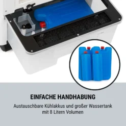 Freeze Me 3-in-1 Luftkühler 75W 400m³/h 8 Ltr Fernbedienung Mobil 6 Freeze Me 3-in-1 Luftkühler 75W 400m³/h 8 Ltr Fernbedienung Mobil -Deutschland Klarstein Verkaufs-Shop 10033432 de 0007 logo