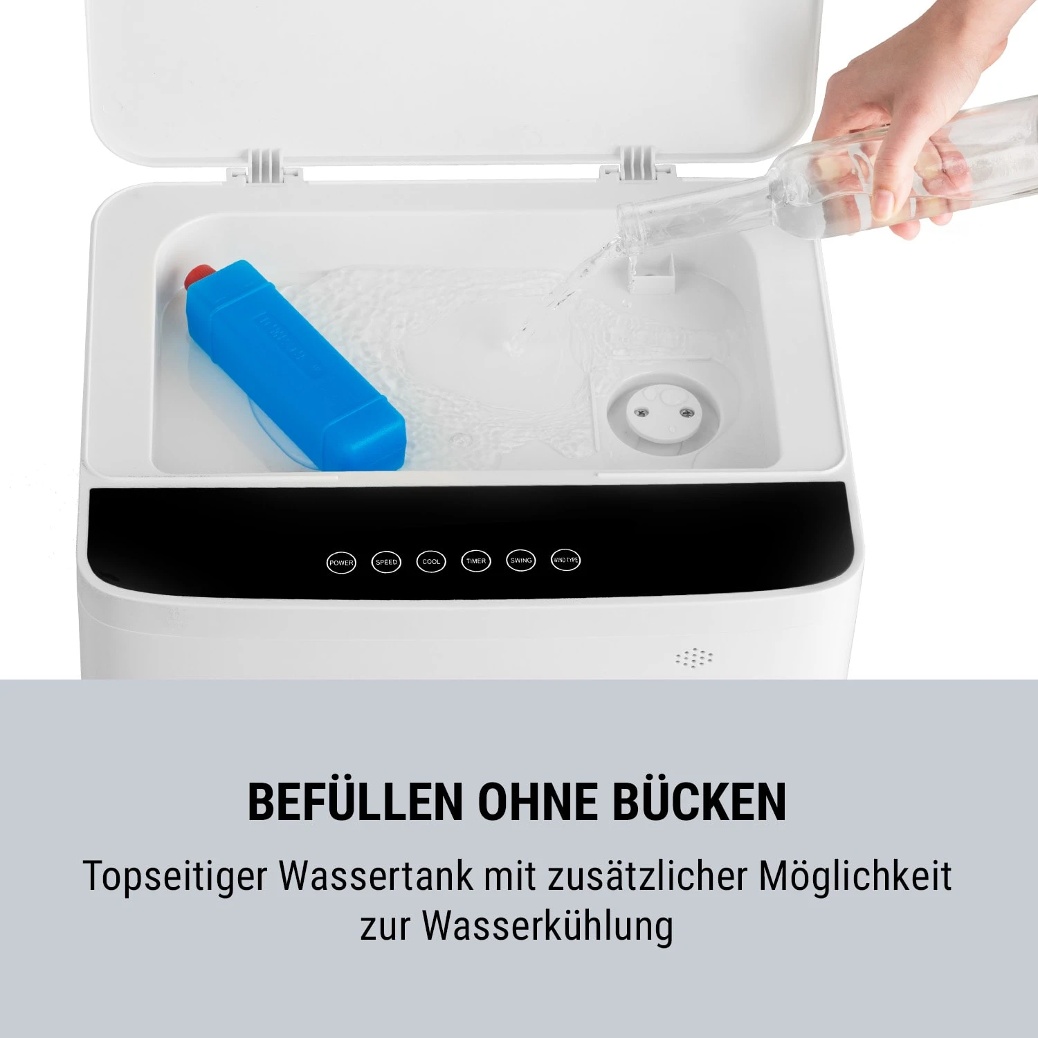 Freeze Me 3-in-1 Luftkühler 75W 400m³/h 8 Ltr Fernbedienung mobil Freeze Me 3-in-1 Luftkühler 75W 400m³/h 8 Ltr Fernbedienung Mobil -Deutschland Klarstein Verkaufs-Shop 10033432 de 0008 logo
