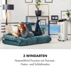 IceWind Plus 4-in-1 Luftkühler 330 M³/h Oszillation Fernbedienung 4 IceWind Plus 4-in-1 Luftkühler 330 M³/h Oszillation Fernbedienung -Deutschland Klarstein Verkaufs-Shop 10033433 de 0005 logo