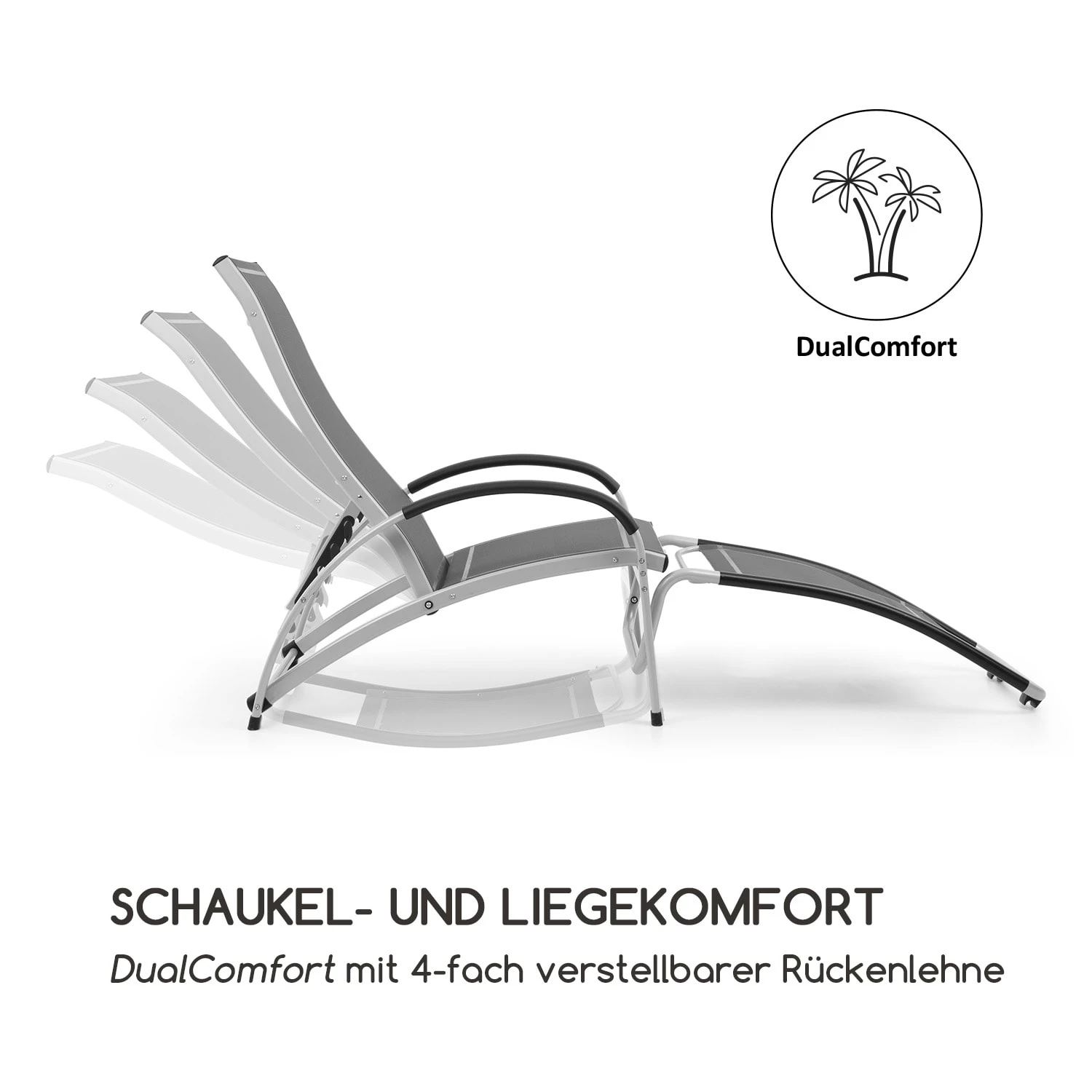 Beverly Wood Sonnenliege Schaukelstuhl Aluminium grau Beverly Wood Sonnenliege Schaukelstuhl Aluminium Grau -Deutschland Klarstein Verkaufs-Shop 10033454 de 0003 logo