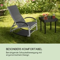 Beverly Wood Sonnenliege Schaukelstuhl Aluminium Grau 4 Beverly Wood Sonnenliege Schaukelstuhl Aluminium Grau -Deutschland Klarstein Verkaufs-Shop 10033454 de 0005 logo