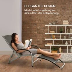 Beverly Wood Sonnenliege Schaukelstuhl Aluminium Grau 6 Beverly Wood Sonnenliege Schaukelstuhl Aluminium Grau -Deutschland Klarstein Verkaufs-Shop 10033454 de 0007 logo