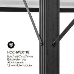 Pantheon Solid Sky Pavillon Mit Dach 3x3m Polycarbonat Aluminium -Deutschland Klarstein Verkaufs-Shop 10033455 de 0007 logo