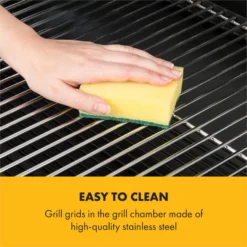 Beef Brisket Smoker Grill Holzkohlegrill/Smoker Edelstahl-Grill Mobil -Deutschland Klarstein Verkaufs-Shop 10033460 yy 0007 logo Klarstein Beef Brisket Smoker Grill schwarz