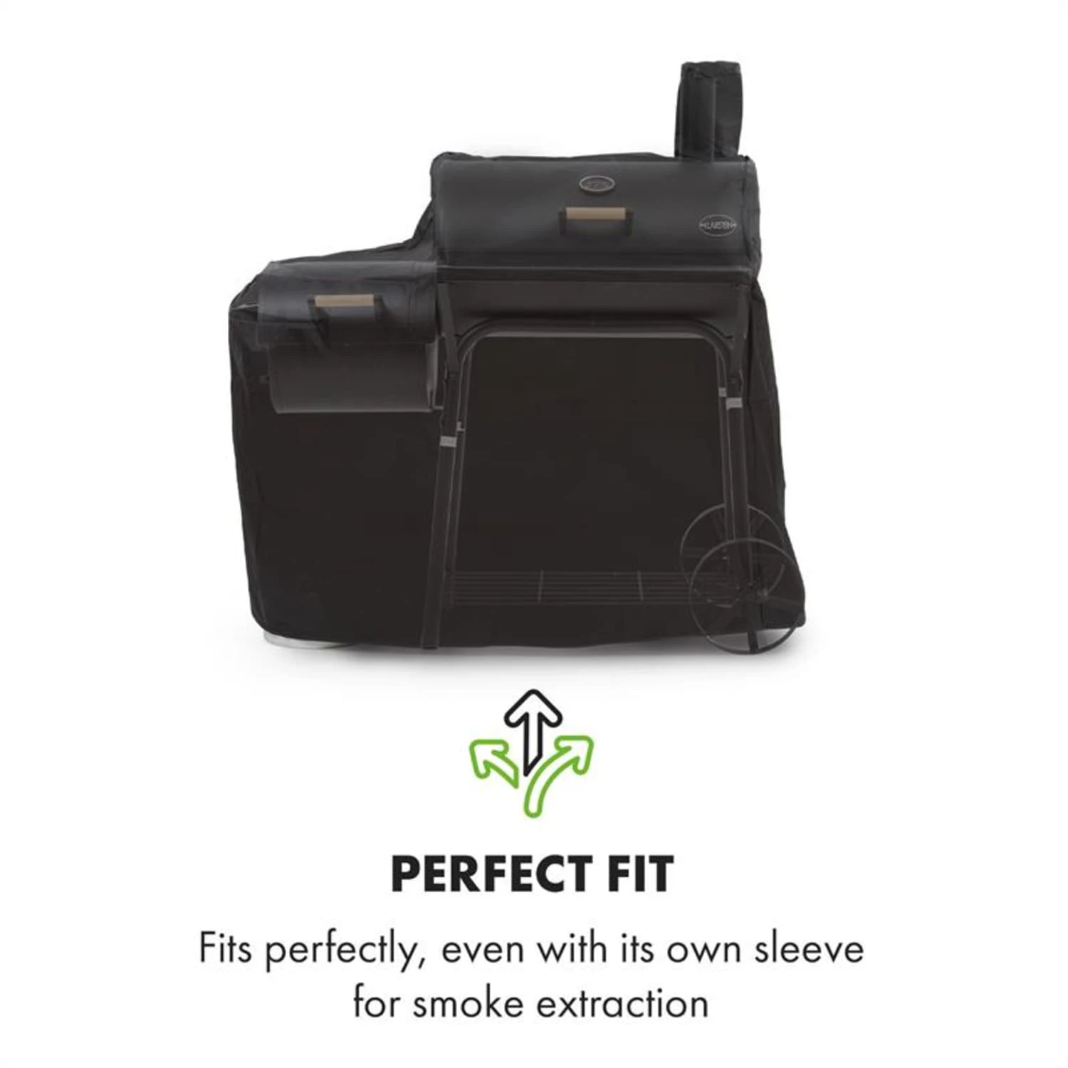 Beef Brisket Wetterschutzhaube Oxford Canvas schwarz Beef Brisket Wetterschutzhaube Oxford Canvas Schwarz -Deutschland Klarstein Verkaufs-Shop 10033461 yy 0002 logo Fabric cover for OGA032