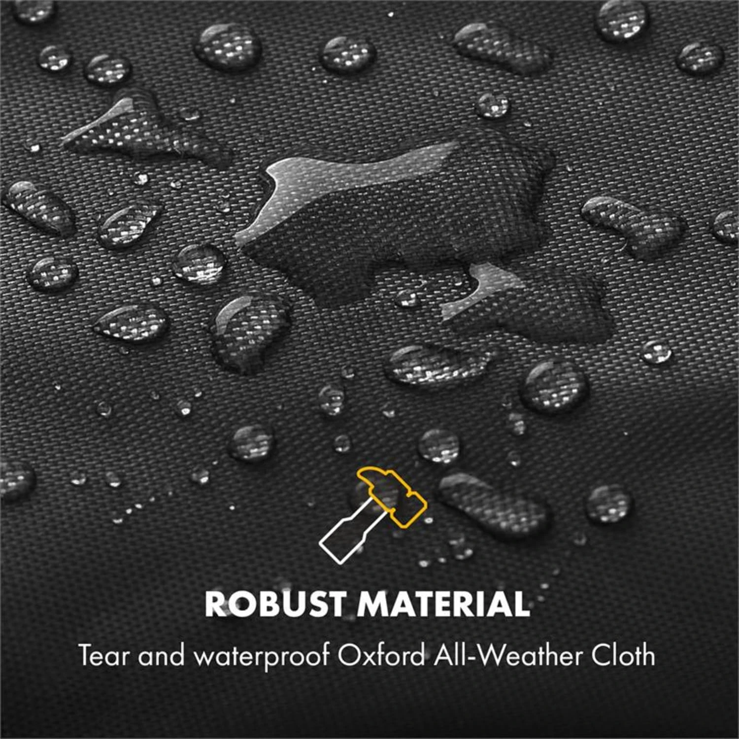 Beef Brisket Wetterschutzhaube Oxford Canvas schwarz Beef Brisket Wetterschutzhaube Oxford Canvas Schwarz -Deutschland Klarstein Verkaufs-Shop 10033461 yy 0005 logo Fabric cover for OGA032